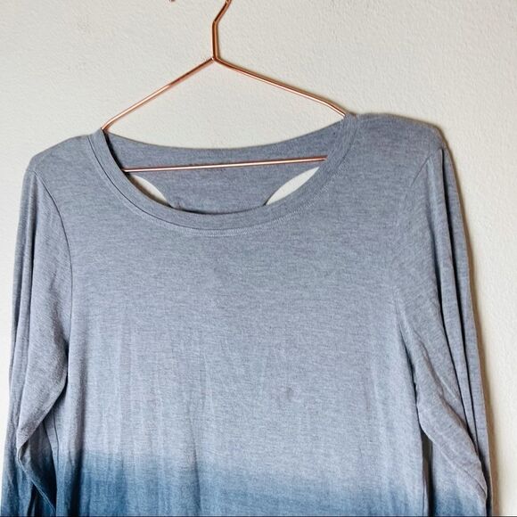 EUC Trina Turk Recreation Gradient Long Sleeve Top Medium - Picture 3 of 7